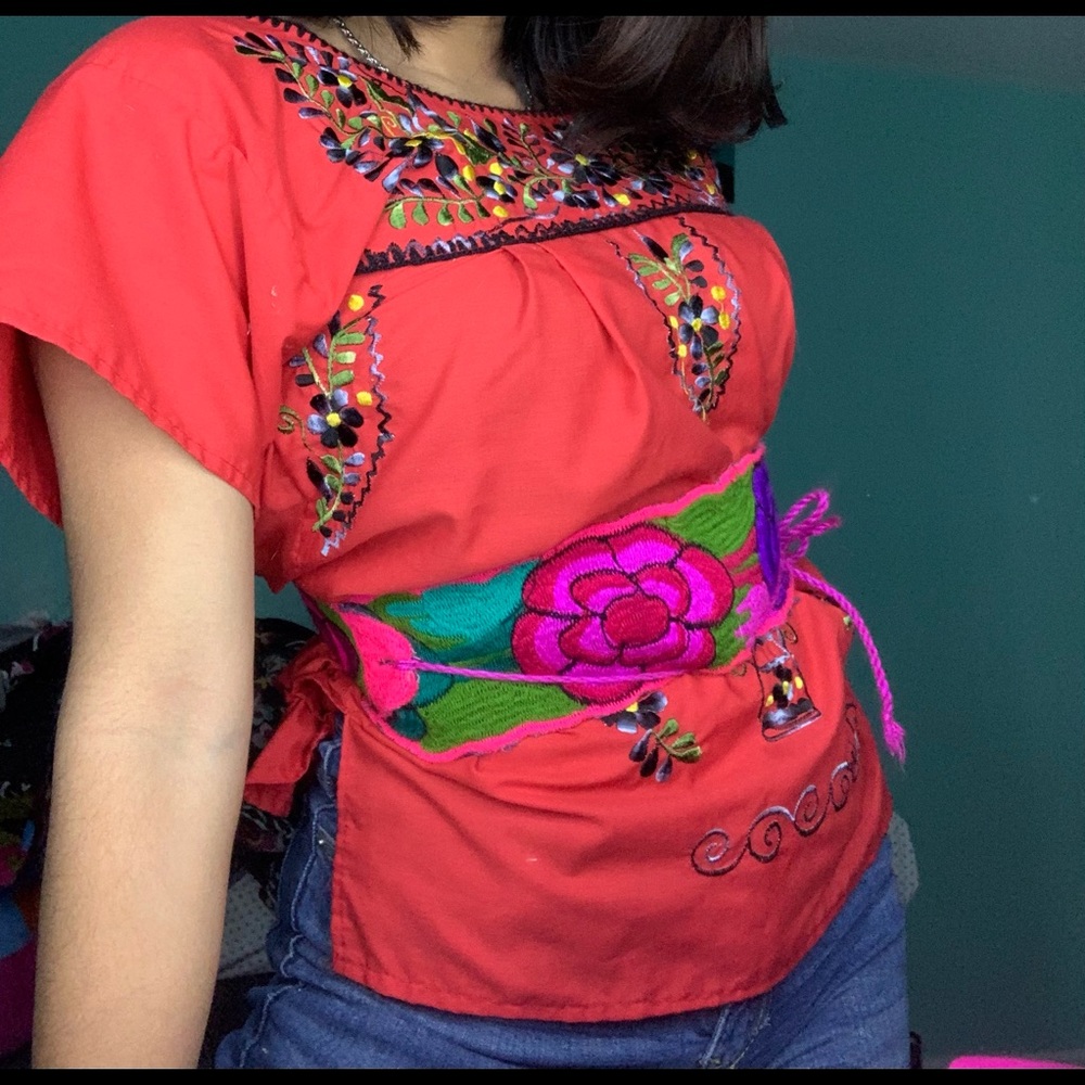 Hand made in Mexico traditional shirt